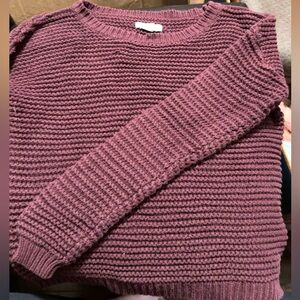 Aeropostale Maroon Knitted Sweater